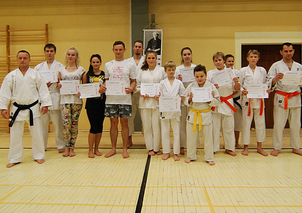 3 staż Karate Shotokan z sensei Dąbrowskim w Kielcach